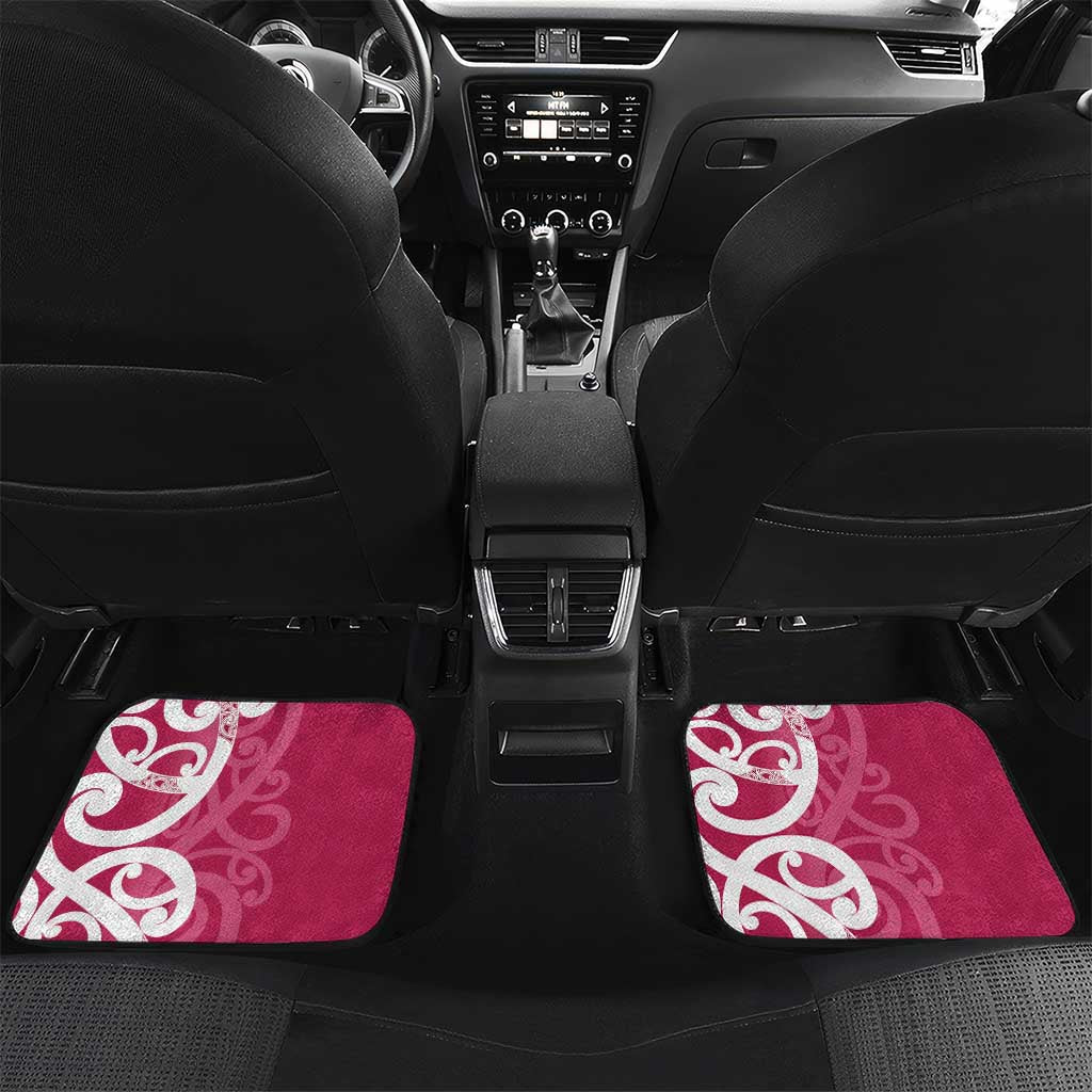 Breast Cancer Awareness Maori Car Mats Koru Kowhaiwhai - Vibe Hoodie