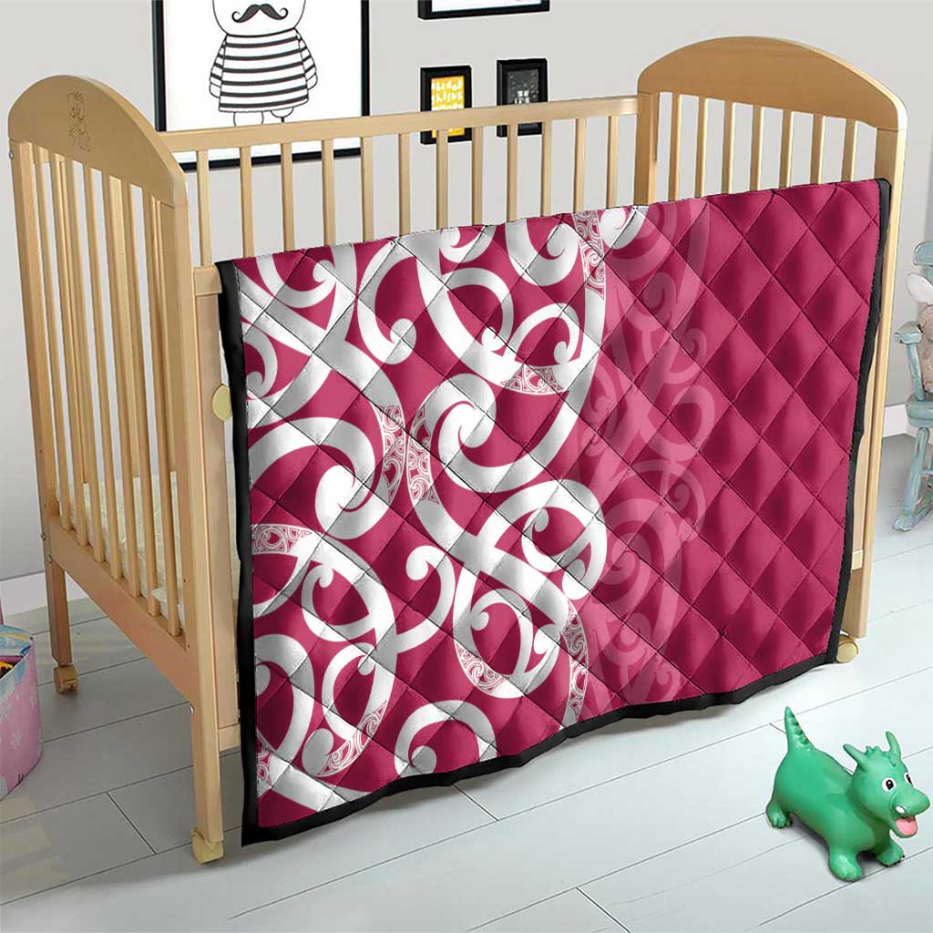 Breast Cancer Awareness Maori Quilt Koru Kowhaiwhai - Vibe Hoodie