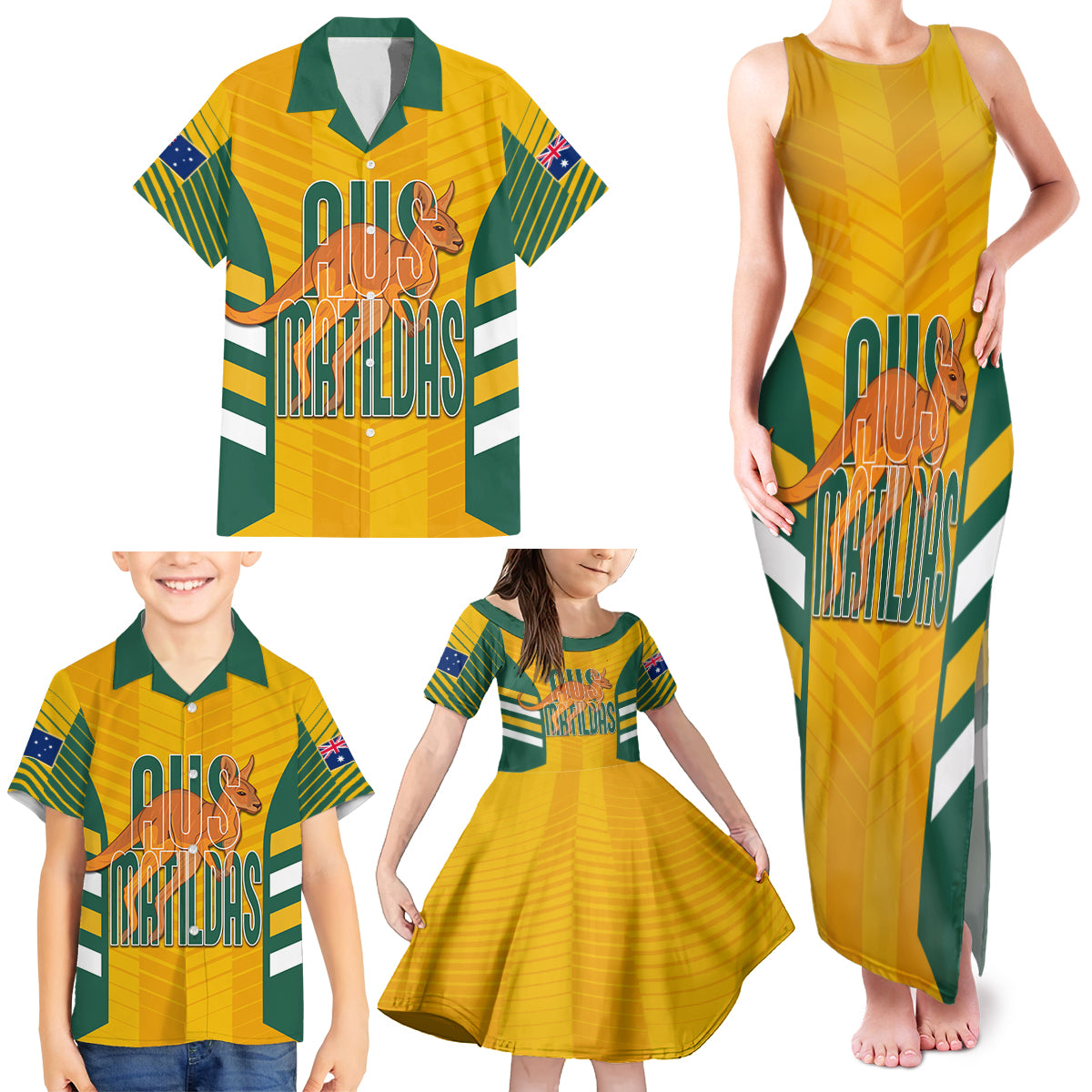 custom-australia-soccer-family-matching-tank-maxi-dress-and-hawaiian-shirt-go-matildas-dynamic-national-colors