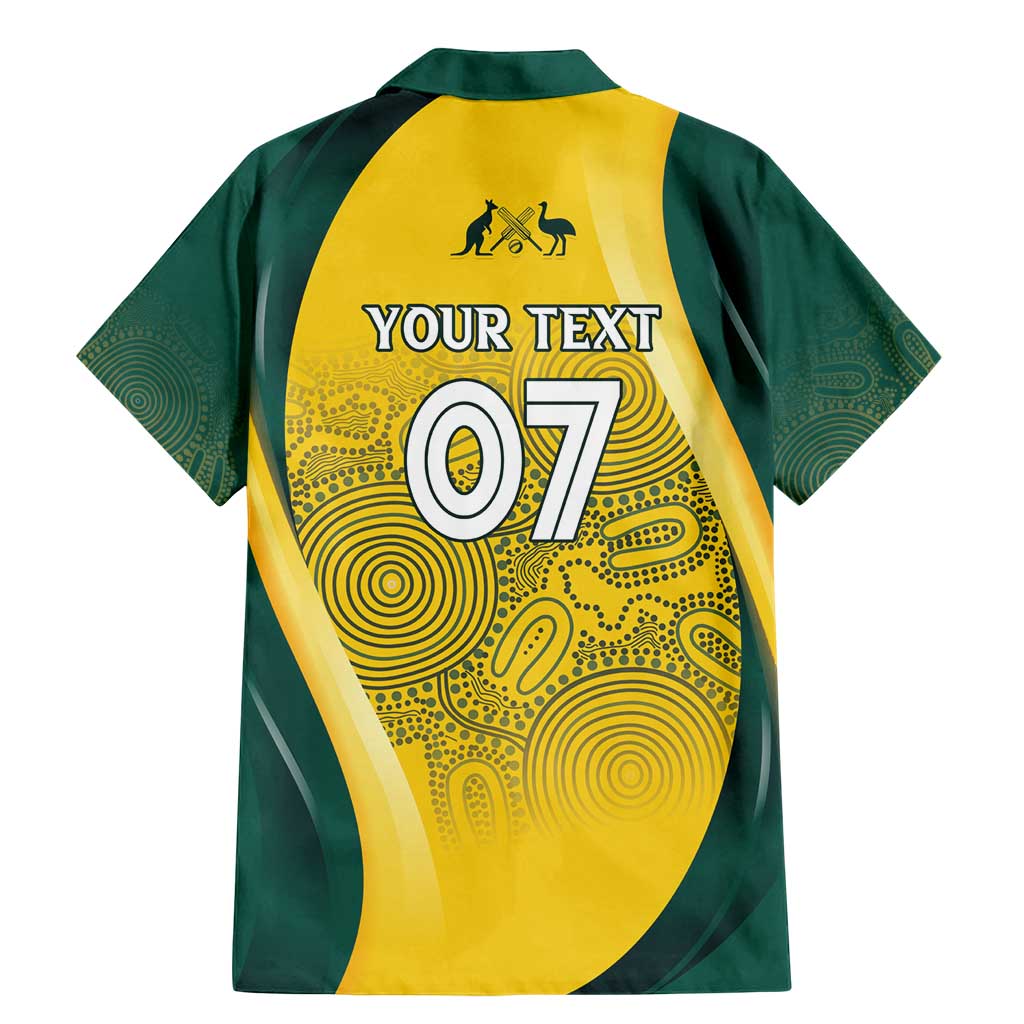 Australia Cricket Custom Indigenous Family Matching Mermaid Dress and Hawaiian Shirt Aboriginal Arts GO Aussie