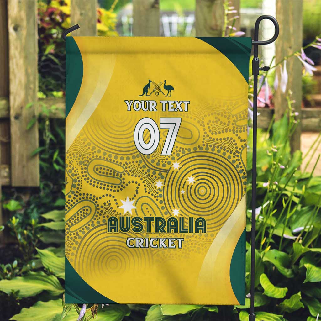 Australia Cricket Custom Indigenous Garden Flag Aboriginal Arts GO Aussie - Vibe Hoodie Shop