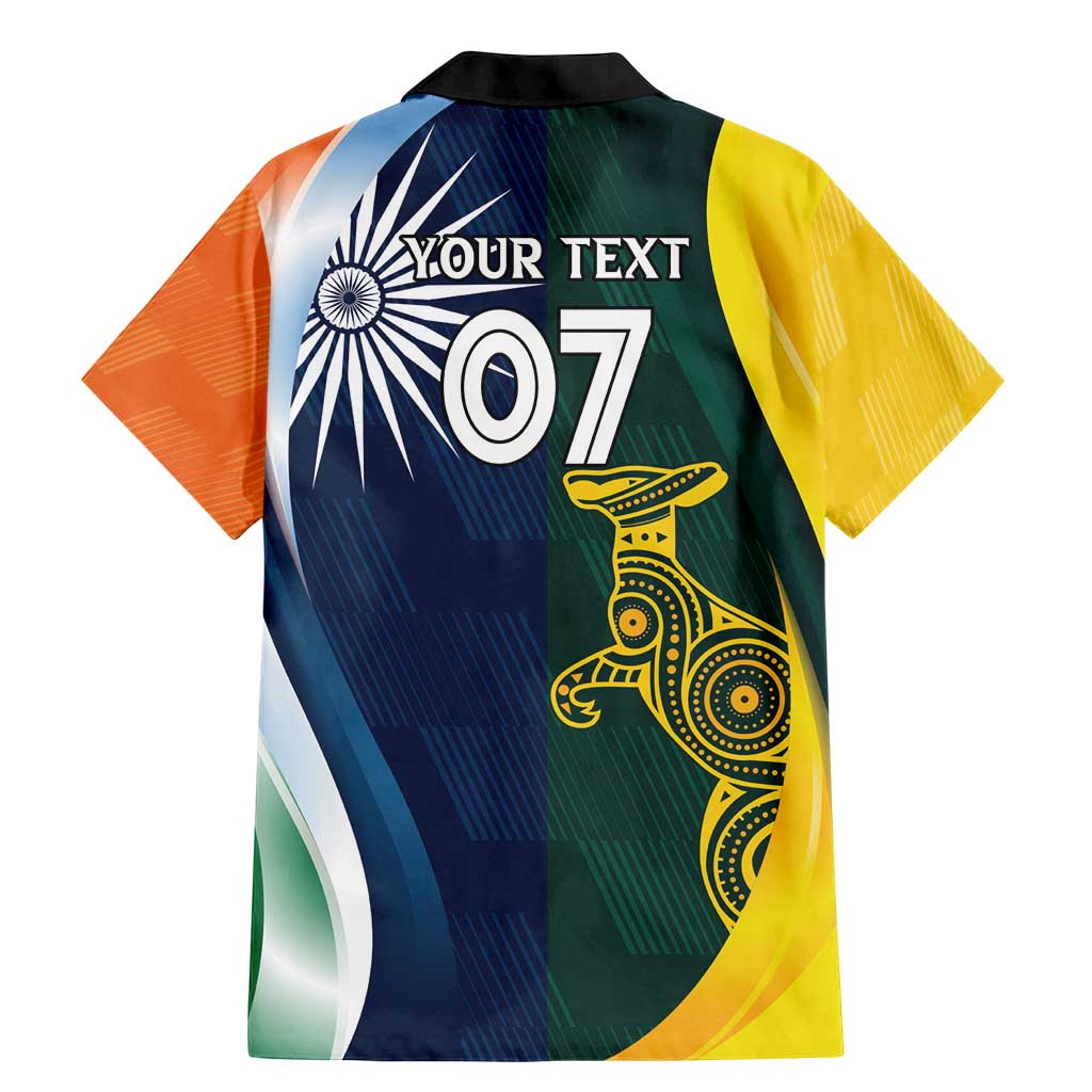 Custom India and Australia Cricket Family Matching Mermaid Dress and Hawaiian Shirt Special Half-Half Mix