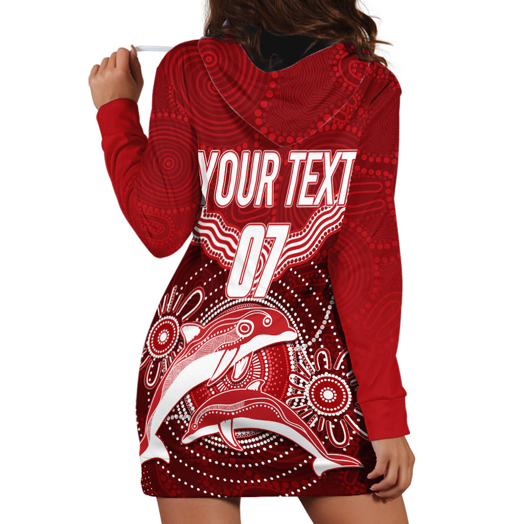 personalised-dolphins-rugby-hoodie-dress-aboriginal-boomerang-artsy-style