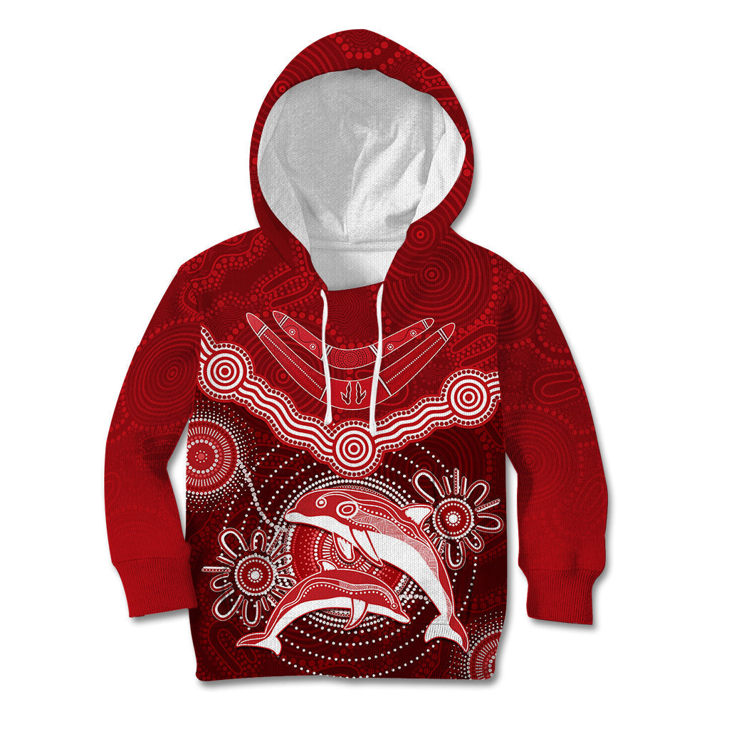 personalised-dolphins-rugby-kid-hoodie-aboriginal-boomerang-artsy-style