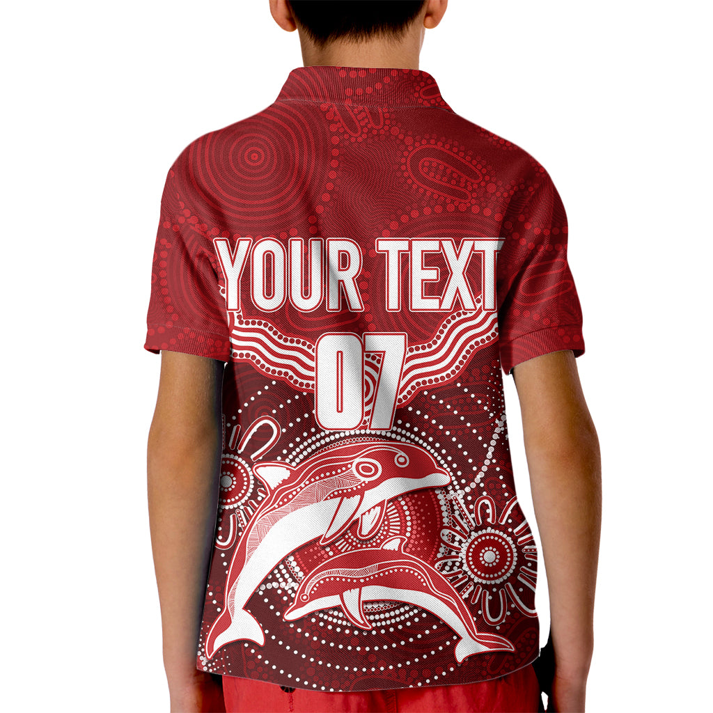 personalised-dolphins-rugby-kid-polo-shirt-aboriginal-boomerang-artsy-style