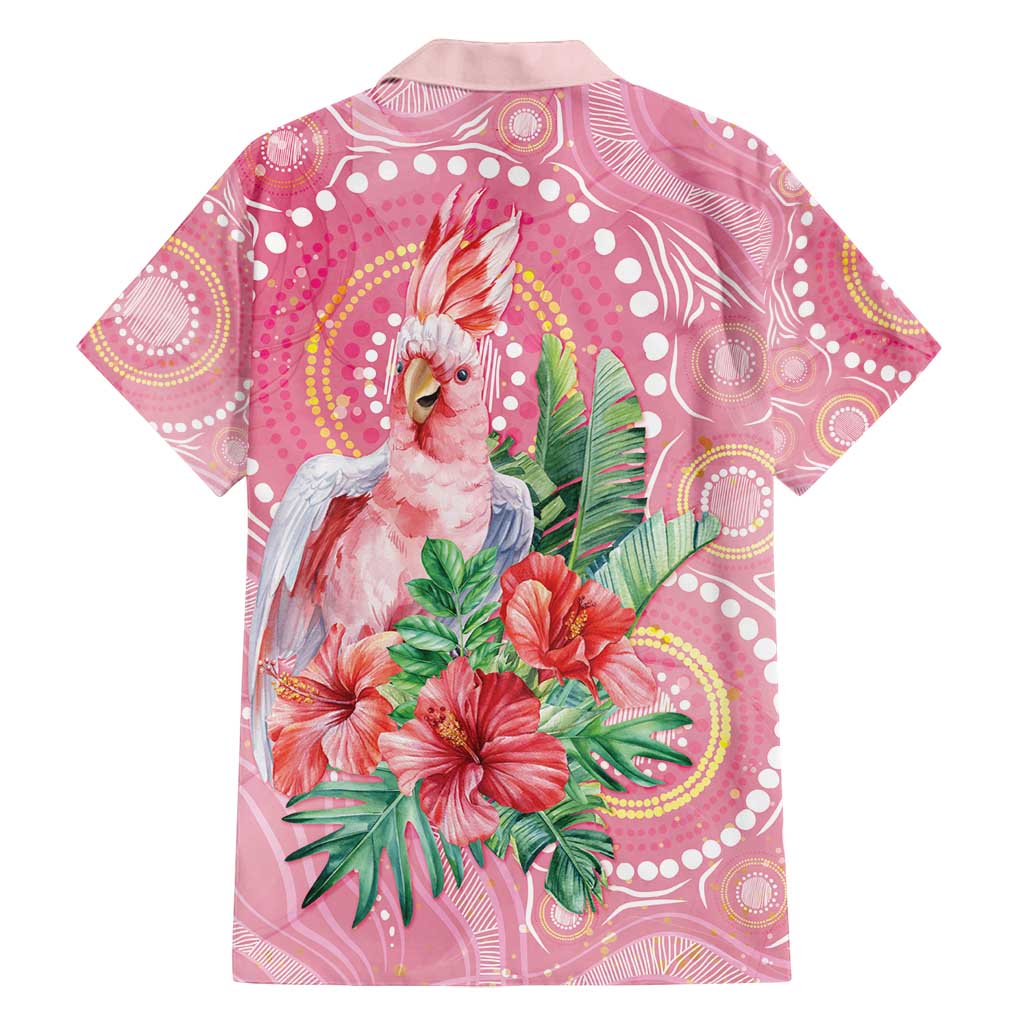 Breast Cancer Pink Cockatoo Family Matching Long Sleeve Bodycon Dress and Hawaiian Shirt Australia Indigenous Watercolor Glaze - Vibe Hoodie