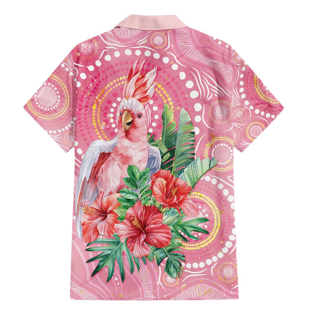 Breast Cancer Pink Cockatoo Family Matching Mermaid Dress and Hawaiian Shirt Australia Indigenous Watercolor Glaze - Vibe Hoodie