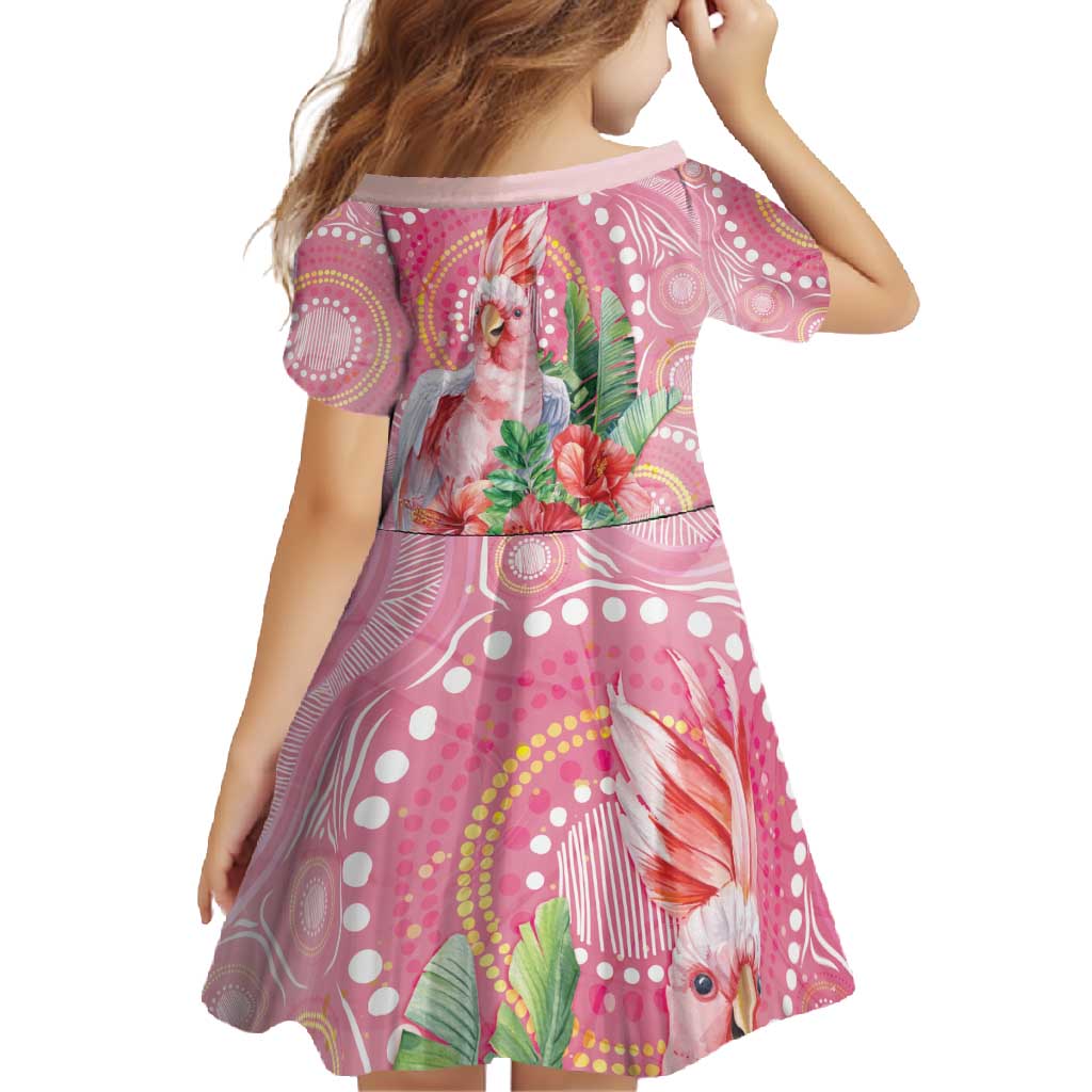 Breast Cancer Pink Cockatoo Family Matching Tank Maxi Dress and Hawaiian Shirt Australia Indigenous Watercolor Glaze - Vibe Hoodie