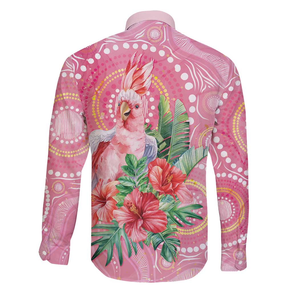 Breast Cancer Pink Cockatoo Family Matching Tank Maxi Dress and Hawaiian Shirt Australia Indigenous Watercolor Glaze - Vibe Hoodie