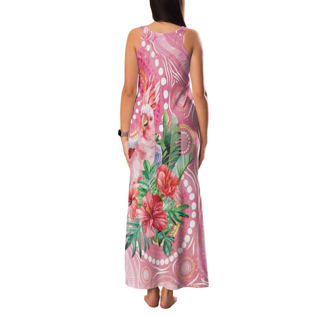 Breast Cancer Pink Cockatoo Family Matching Tank Maxi Dress and Hawaiian Shirt Australia Indigenous Watercolor Glaze - Vibe Hoodie