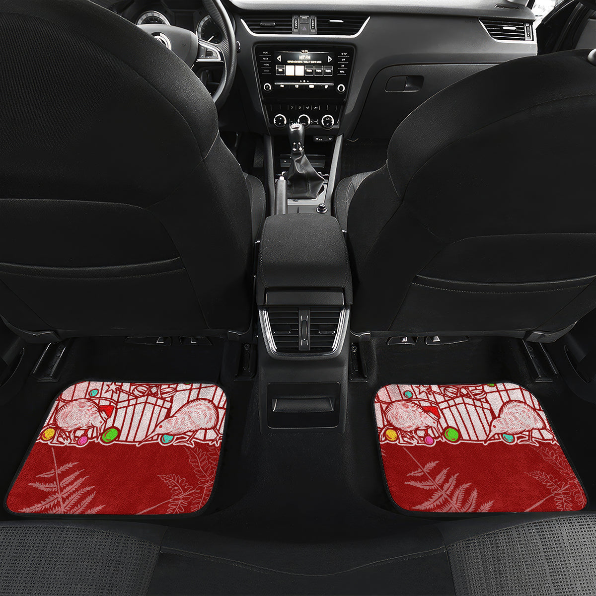 new-zealand-christmas-car-mats-silver-fern-mix-kiwi-bird-ver02