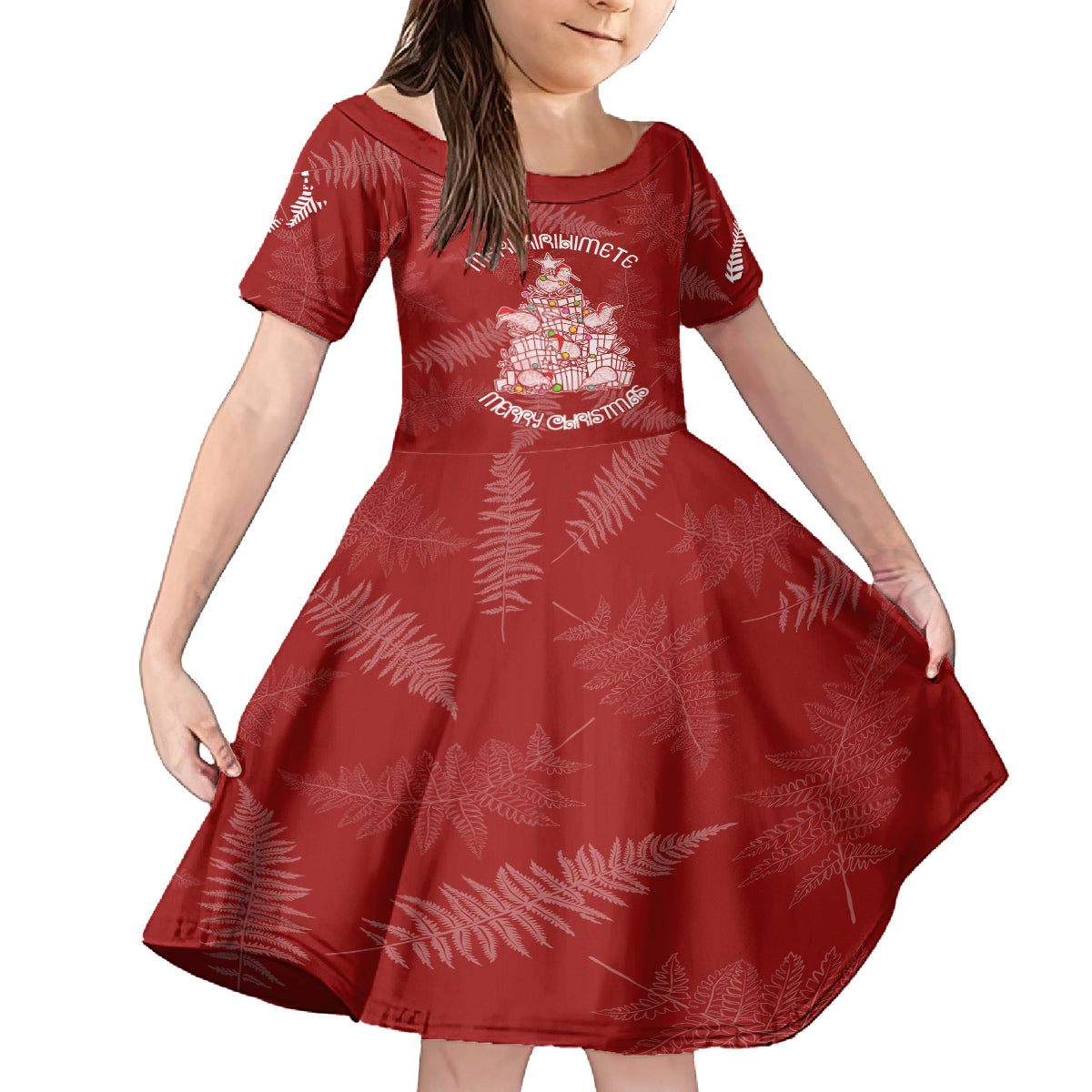 new-zealand-christmas-family-matching-off-shoulder-maxi-dress-and-hawaiian-shirt-silver-fern-mix-kiwi-bird-ver02