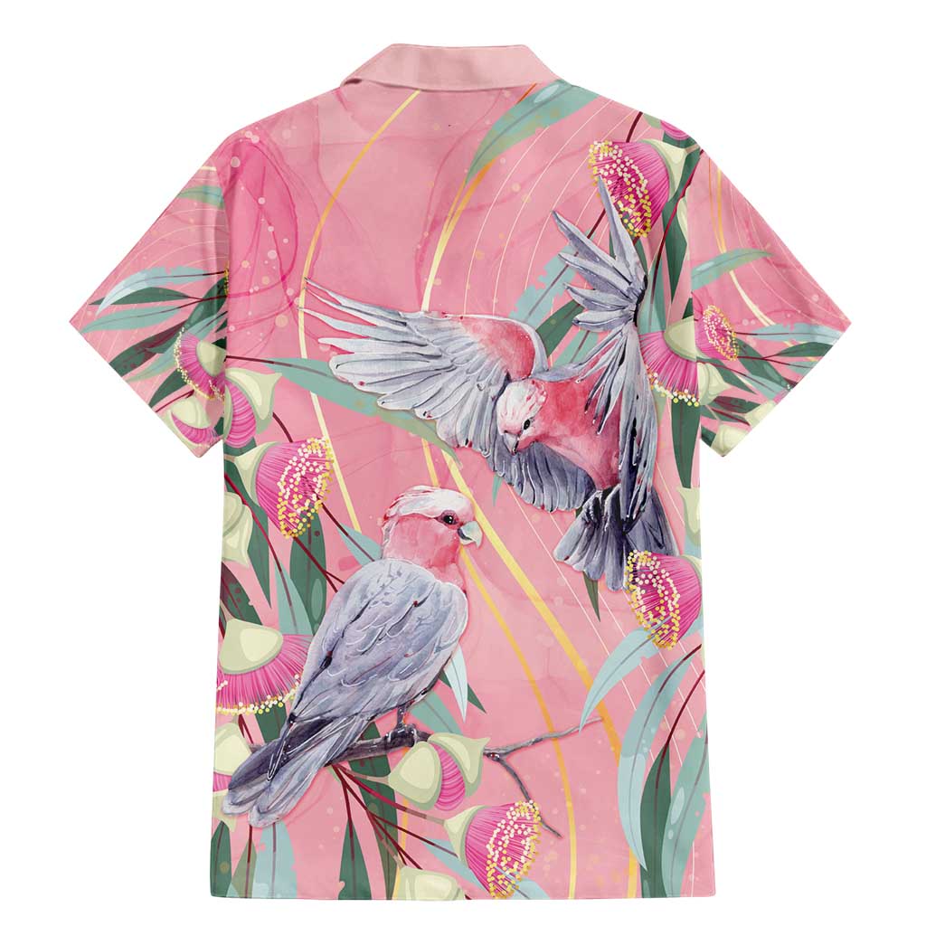 Australia Breast Cancer Awareness Family Matching Mermaid Dress and Hawaiian Shirt Pink Galah with Eucalyptus Flowers - Vibe Hoodie