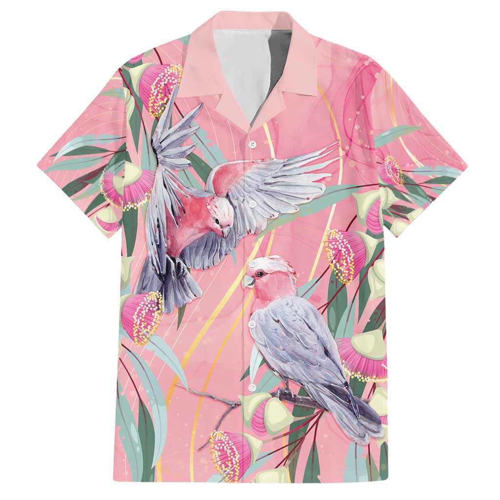 Australia Breast Cancer Awareness Hawaiian Shirt Pink Galah with Eucalyptus Flowers - Vibe Hoodie