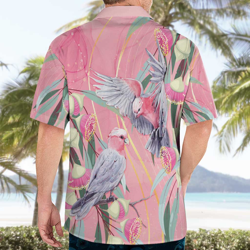 Australia Breast Cancer Awareness Hawaiian Shirt Pink Galah with Eucalyptus Flowers - Vibe Hoodie