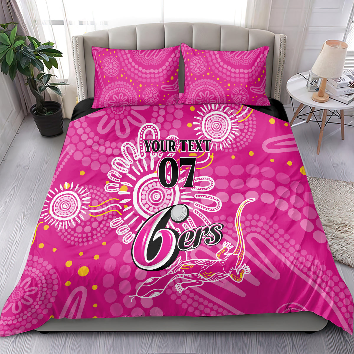 Custom Sixers Cricket Indigenous Bedding Set Inspirations - Vibe Hoodie Shop