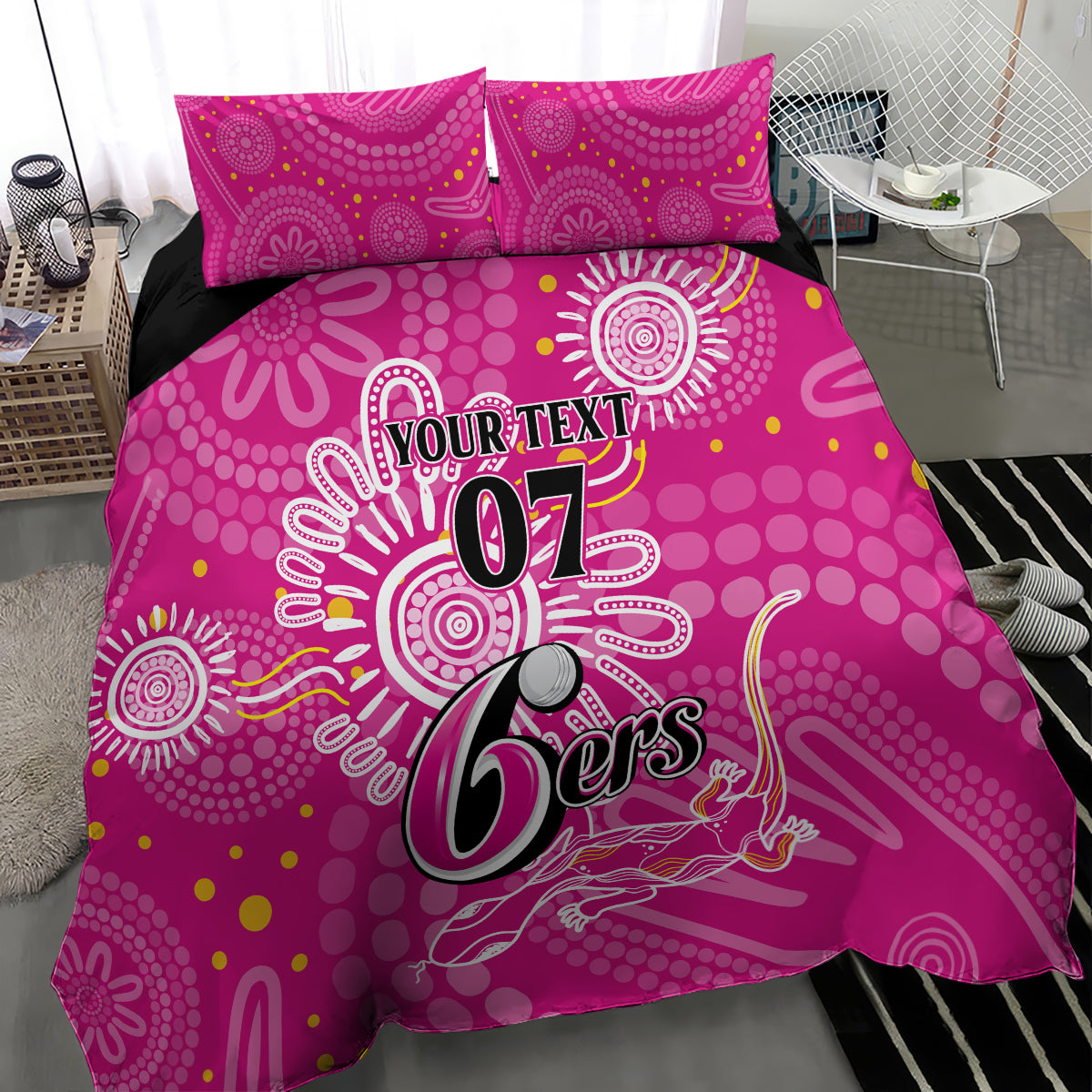Custom Sixers Cricket Indigenous Bedding Set Inspirations - Vibe Hoodie Shop