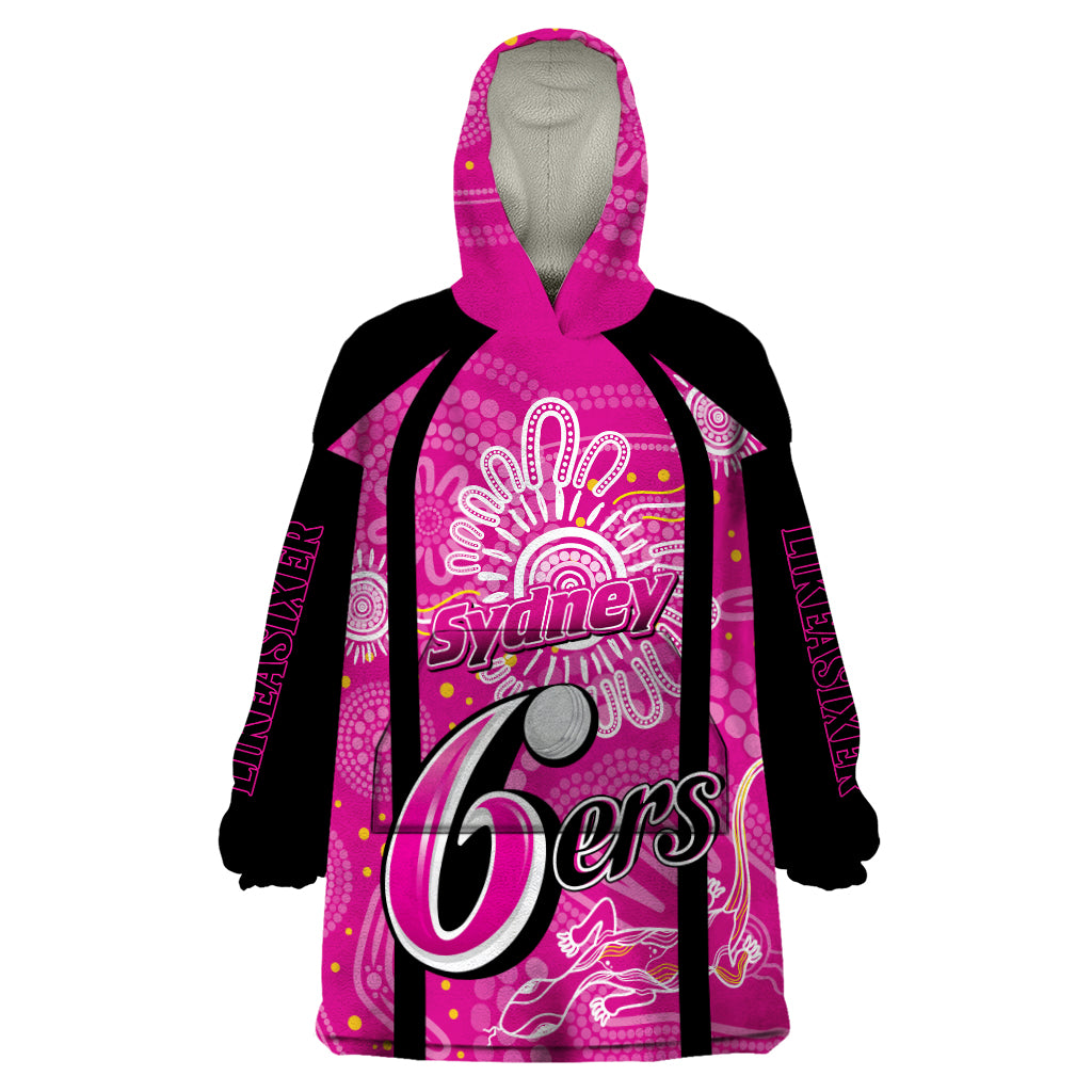 Custom Sixers Cricket Indigenous Wearable Blanket Hoodie Inspirations - Vibe Hoodie Shop