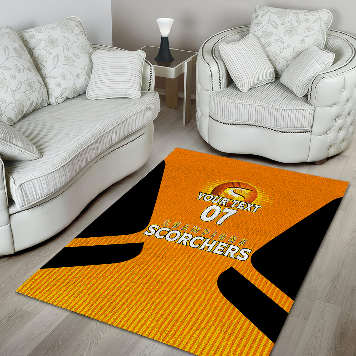 Custom Scorchers Cricket Champions 2023 Area Rug Made Tough - Vibe Hoodie Shop