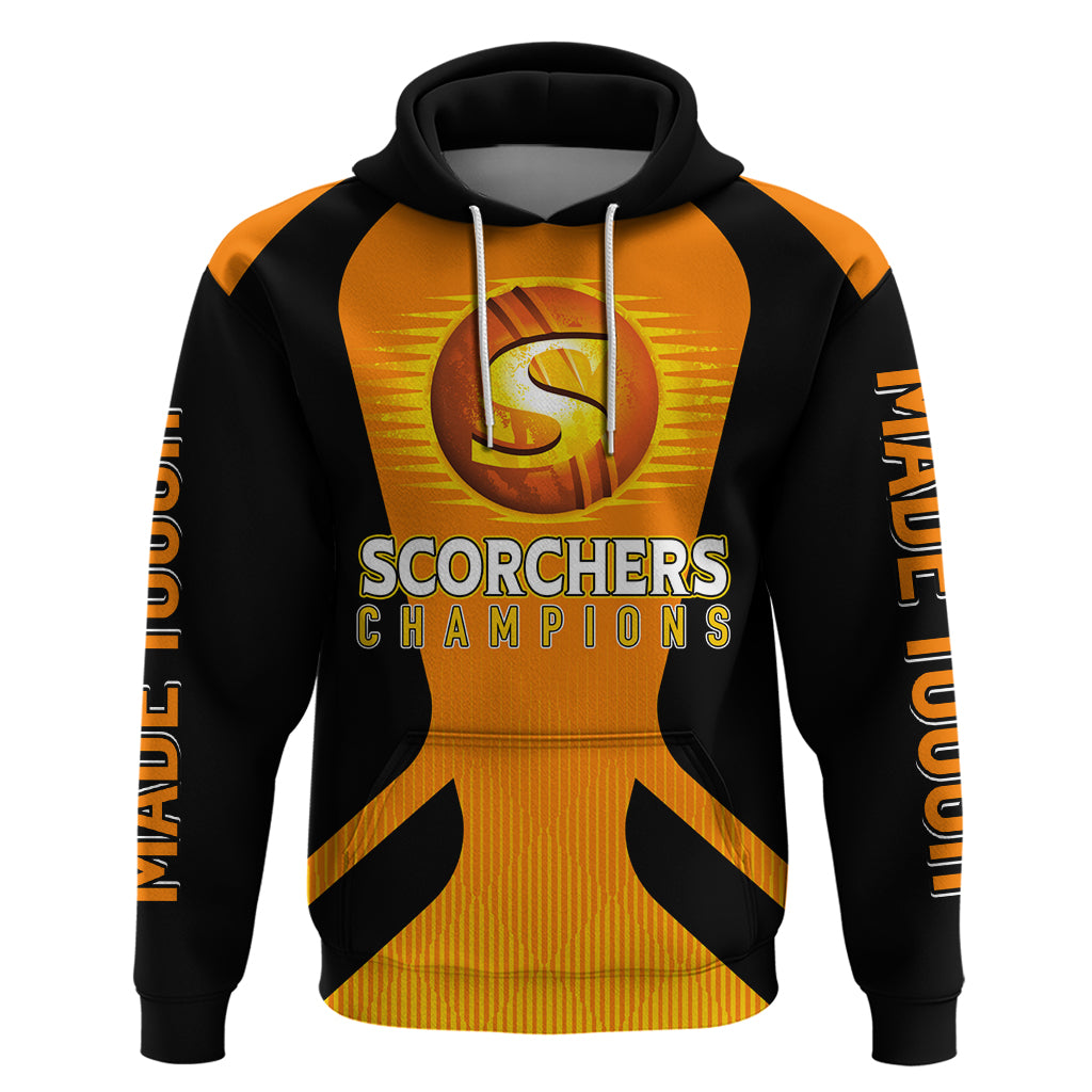 Custom Scorchers Cricket Champions 2023 Hoodie Made Tough LT7 - Vibe Hoodie Shop