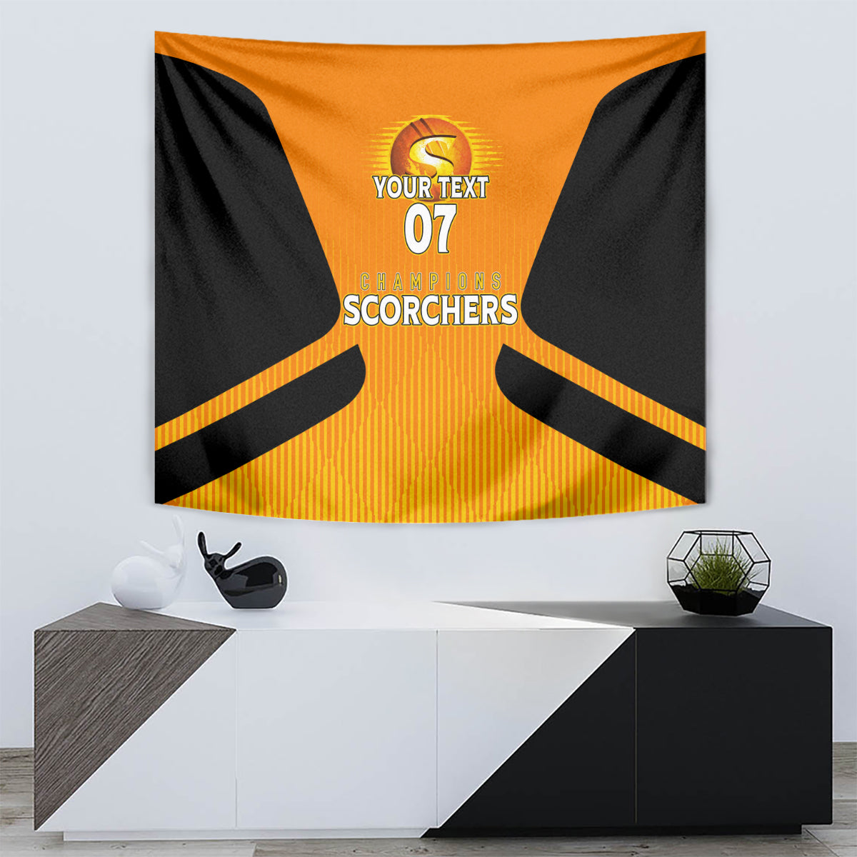 Custom Scorchers Cricket Champions 2023 Tapestry Made Tough - Vibe Hoodie Shop