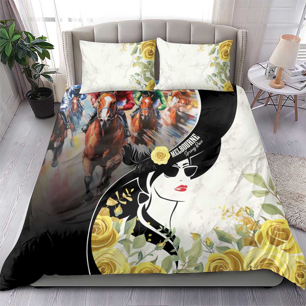 Melbourne Horse Racing Bedding Set Derby Day - Vibe Hoodie Shop