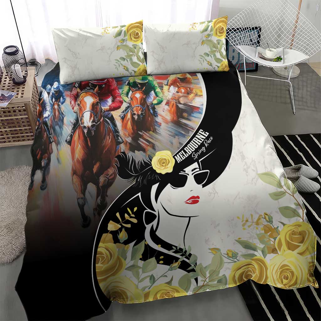 Melbourne Horse Racing Bedding Set Derby Day - Vibe Hoodie Shop