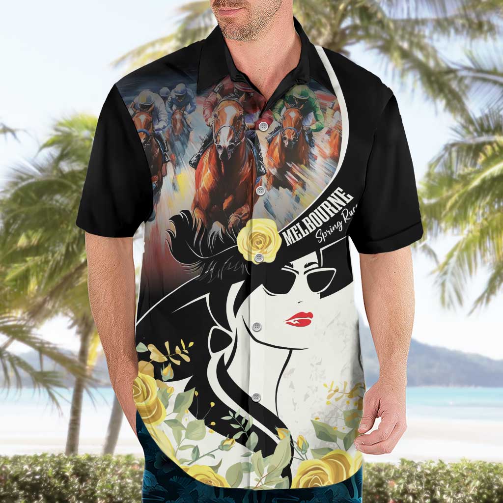 Melbourne Horse Racing Hawaiian Shirt Derby Day - Vibe Hoodie Shop