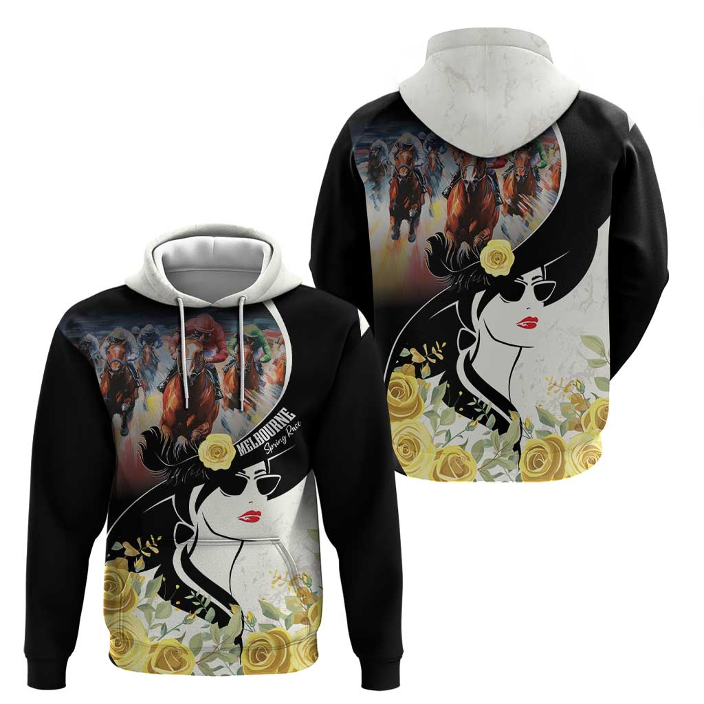 Melbourne Horse Racing Hoodie Derby Day LT7 - Vibe Hoodie Shop
