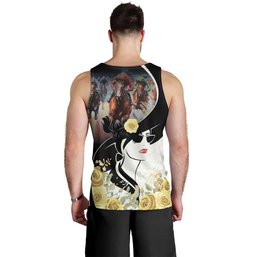 Melbourne Horse Racing Men Tank Top Derby Day - Vibe Hoodie Shop