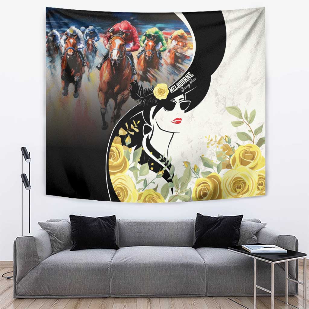 Melbourne Horse Racing Tapestry Derby Day - Vibe Hoodie Shop