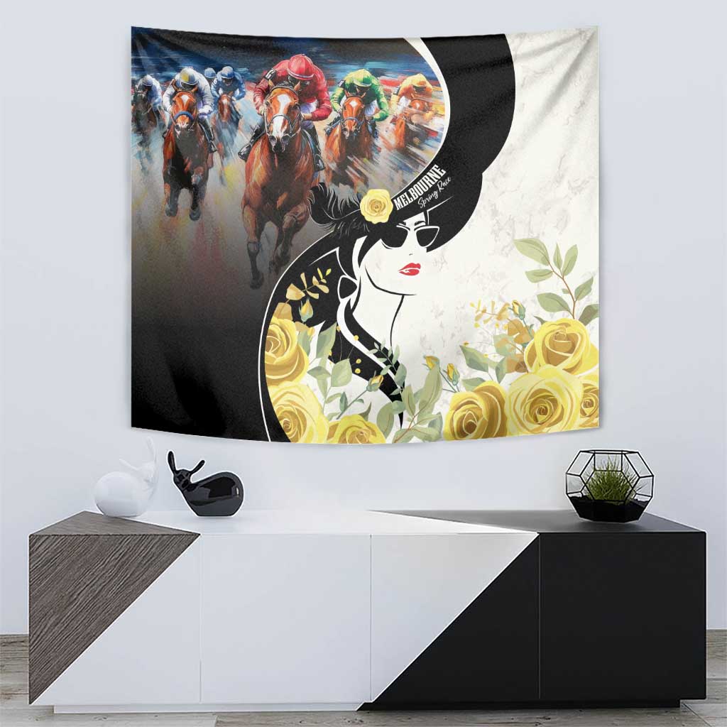 Melbourne Horse Racing Tapestry Derby Day - Vibe Hoodie Shop