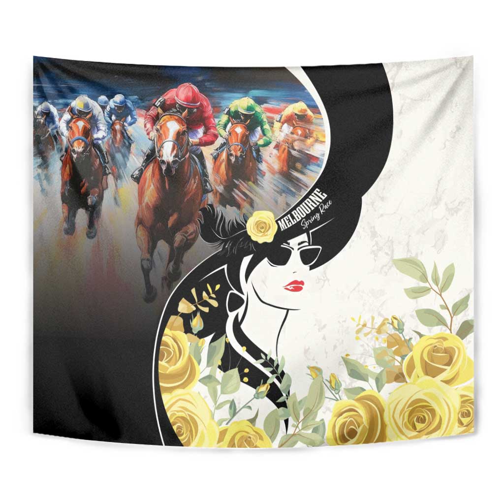 Melbourne Horse Racing Tapestry Derby Day - Vibe Hoodie Shop