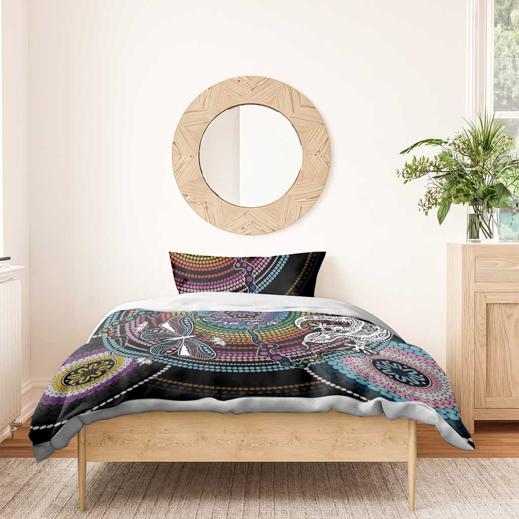 Sydney Pride Aboriginal Bedding Set Free To Be - Vibe Hoodie Shop