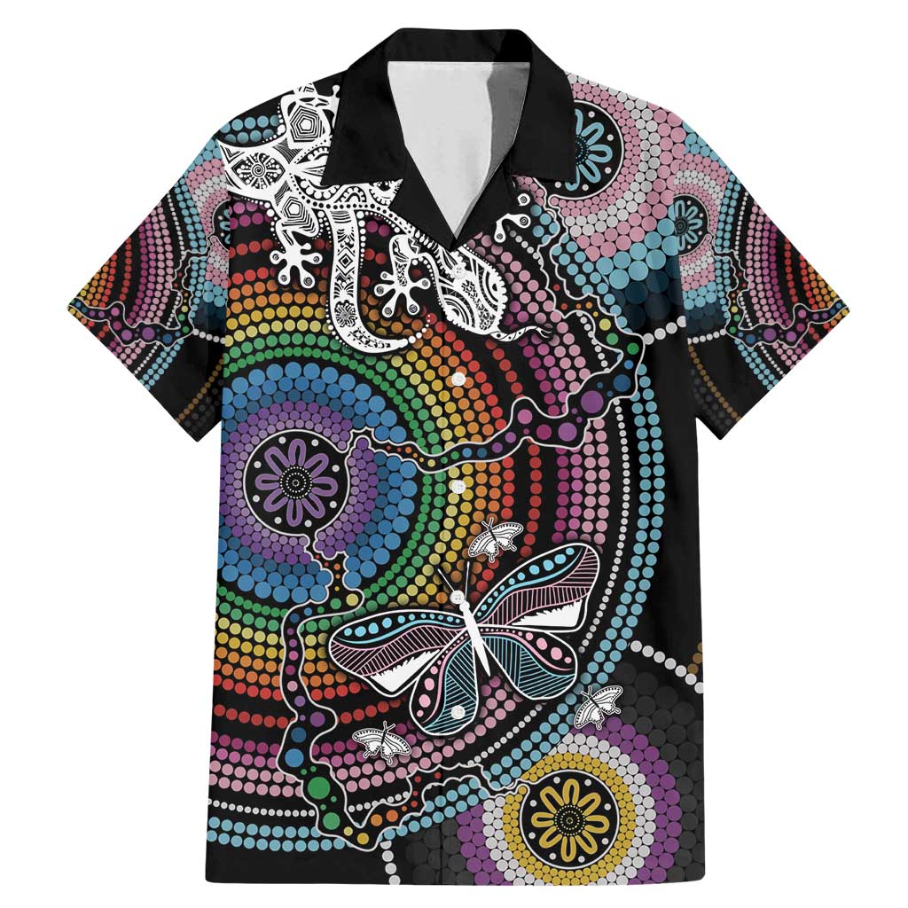 Sydney Pride Aboriginal Family Matching Mermaid Dress and Hawaiian Shirt Free To Be