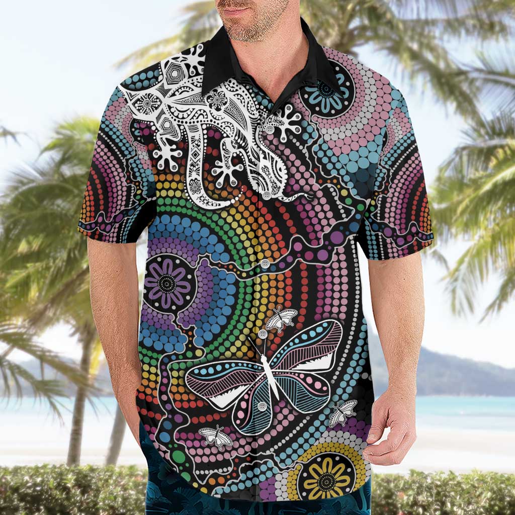 Sydney Pride Aboriginal Hawaiian Shirt Free To Be - Vibe Hoodie Shop