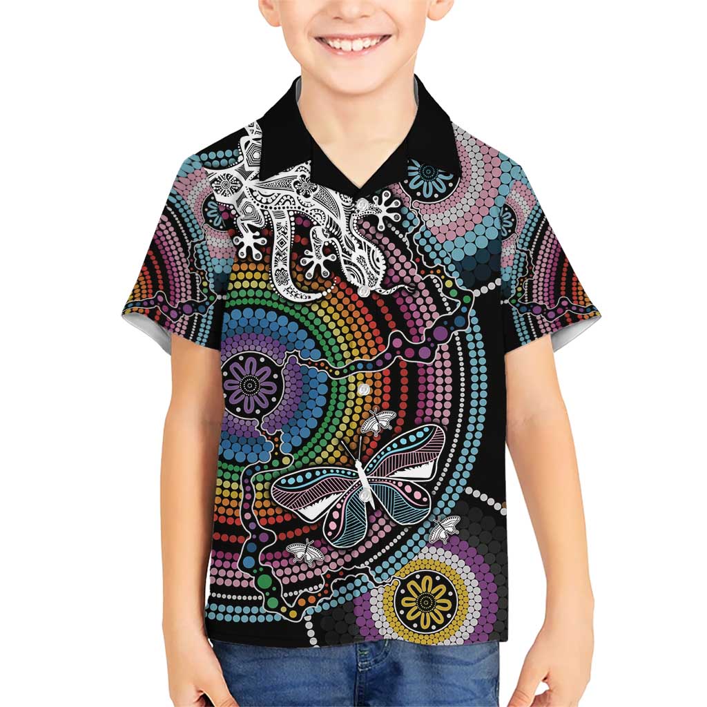 Sydney Pride Aboriginal Kid Hawaiian Shirt Free To Be