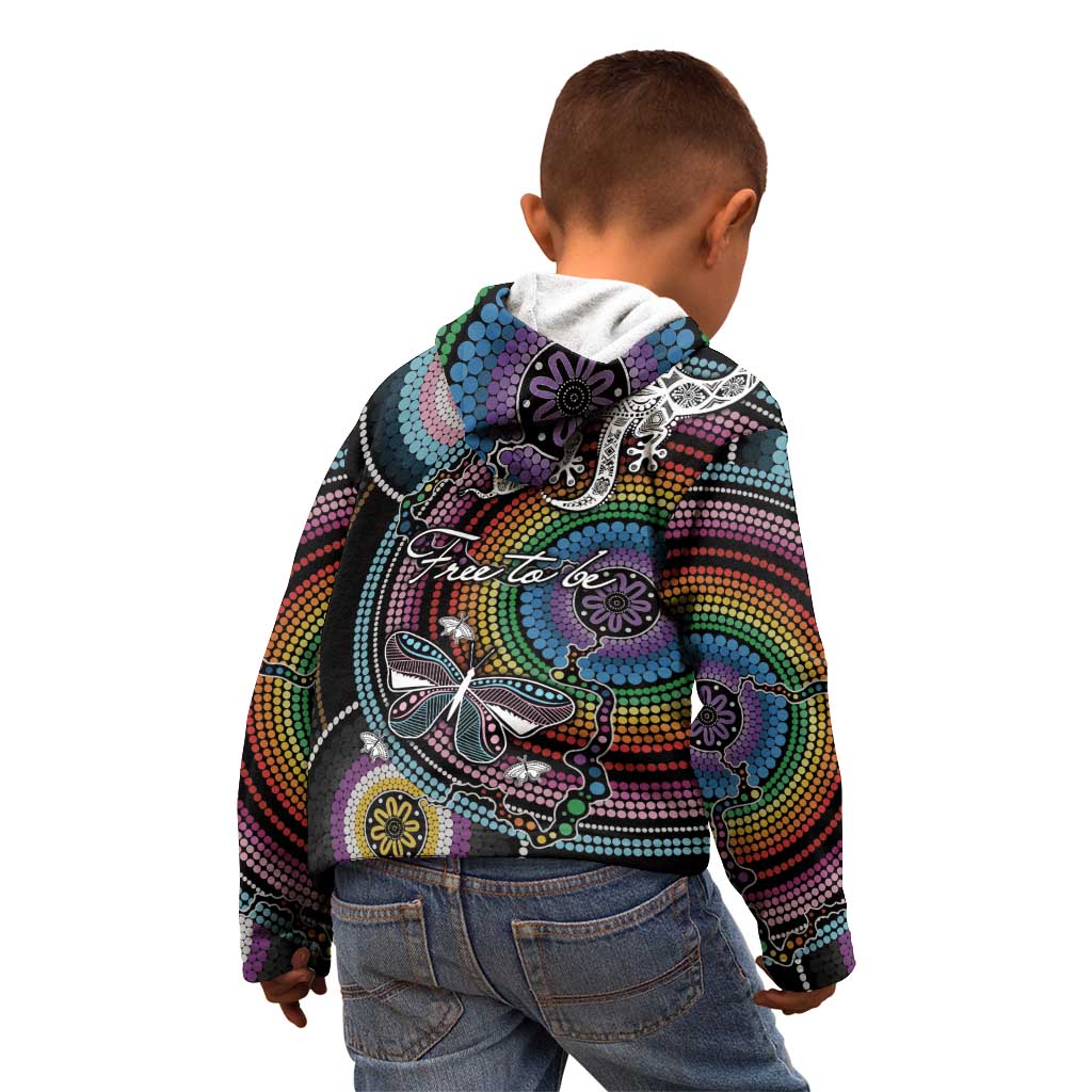 Sydney Pride Aboriginal Kid Hoodie Free To Be - Vibe Hoodie Shop