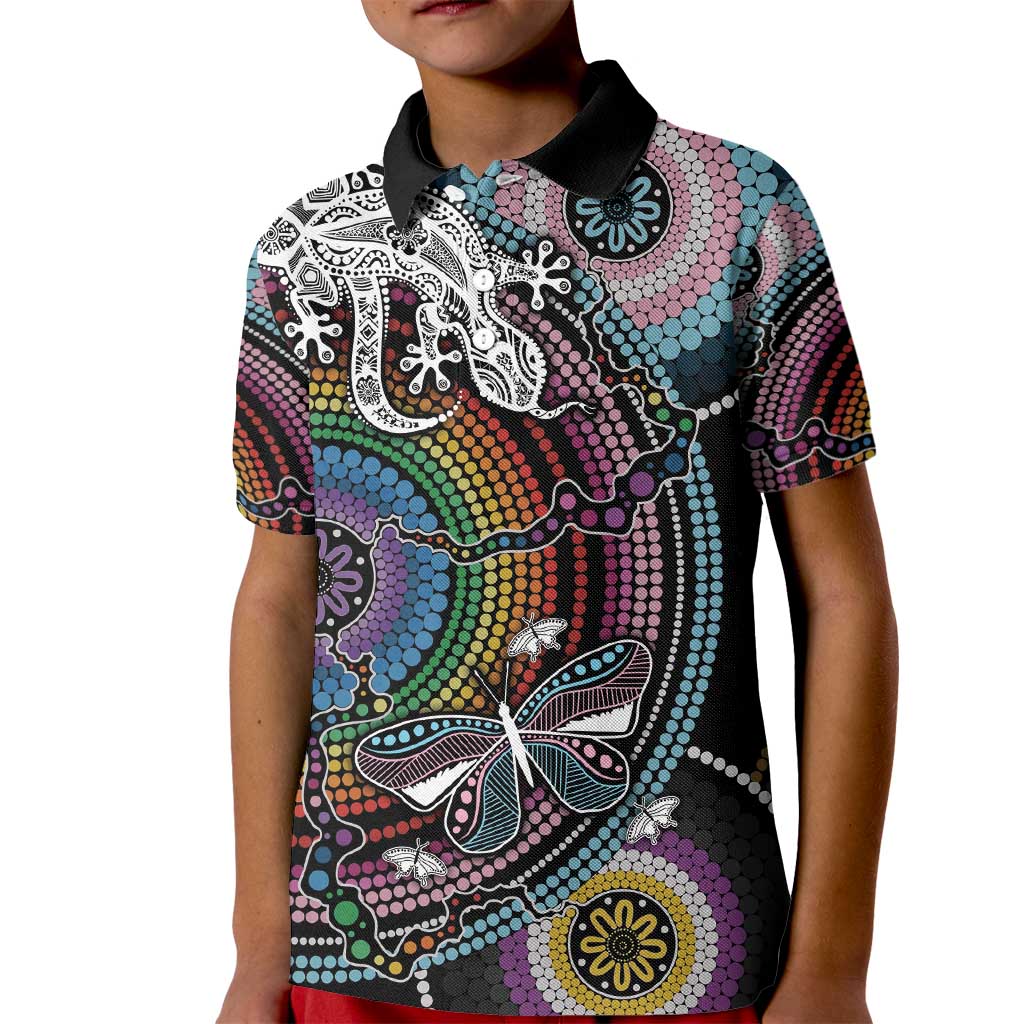 Sydney Pride Aboriginal Kid Polo Shirt Free To Be - Vibe Hoodie Shop