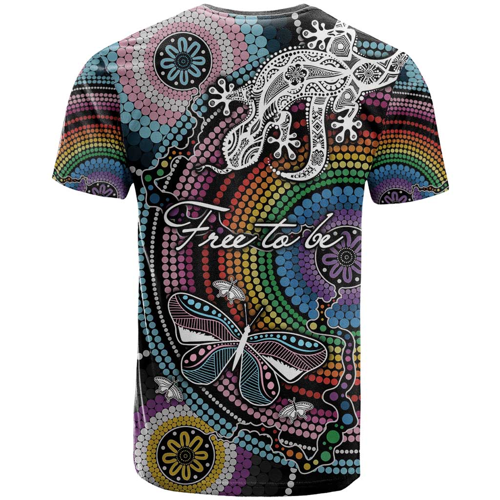 Sydney Pride Aboriginal T Shirt Free To Be - Vibe Hoodie Shop