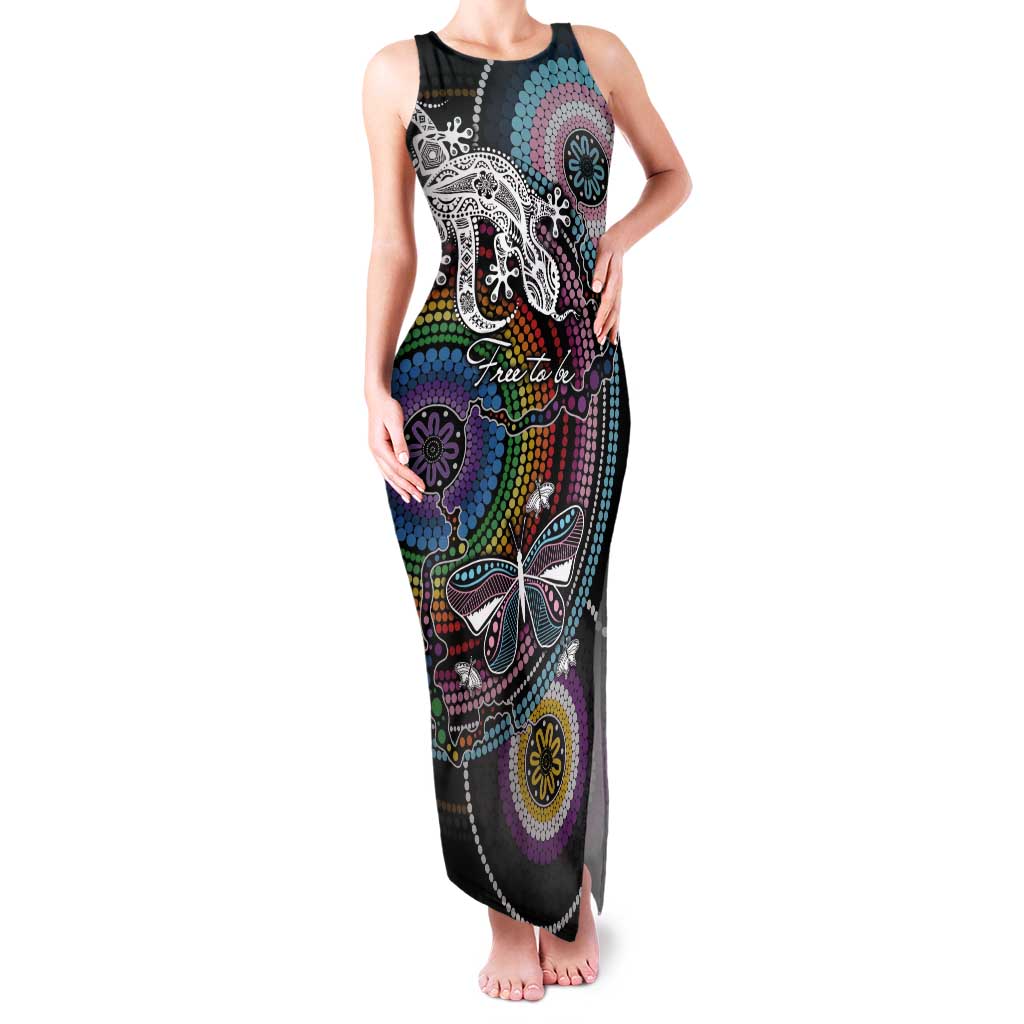 Sydney Pride Aboriginal Tank Maxi Dress Free To Be