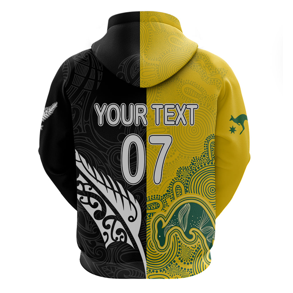 Personalised Matildas Mix Football Ferns Hoodie 2023 World Cup Aboriginal Tribal Style LT7 - Vibe Hoodie Shop