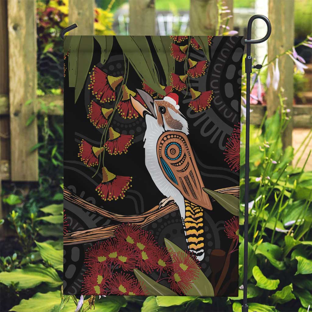 Australia Indigenous Christmas Garden Flag Kookaburra Aboriginal - Vibe Hoodie Shop