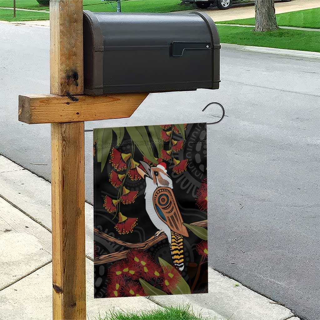 Australia Indigenous Christmas Garden Flag Kookaburra Aboriginal - Vibe Hoodie Shop