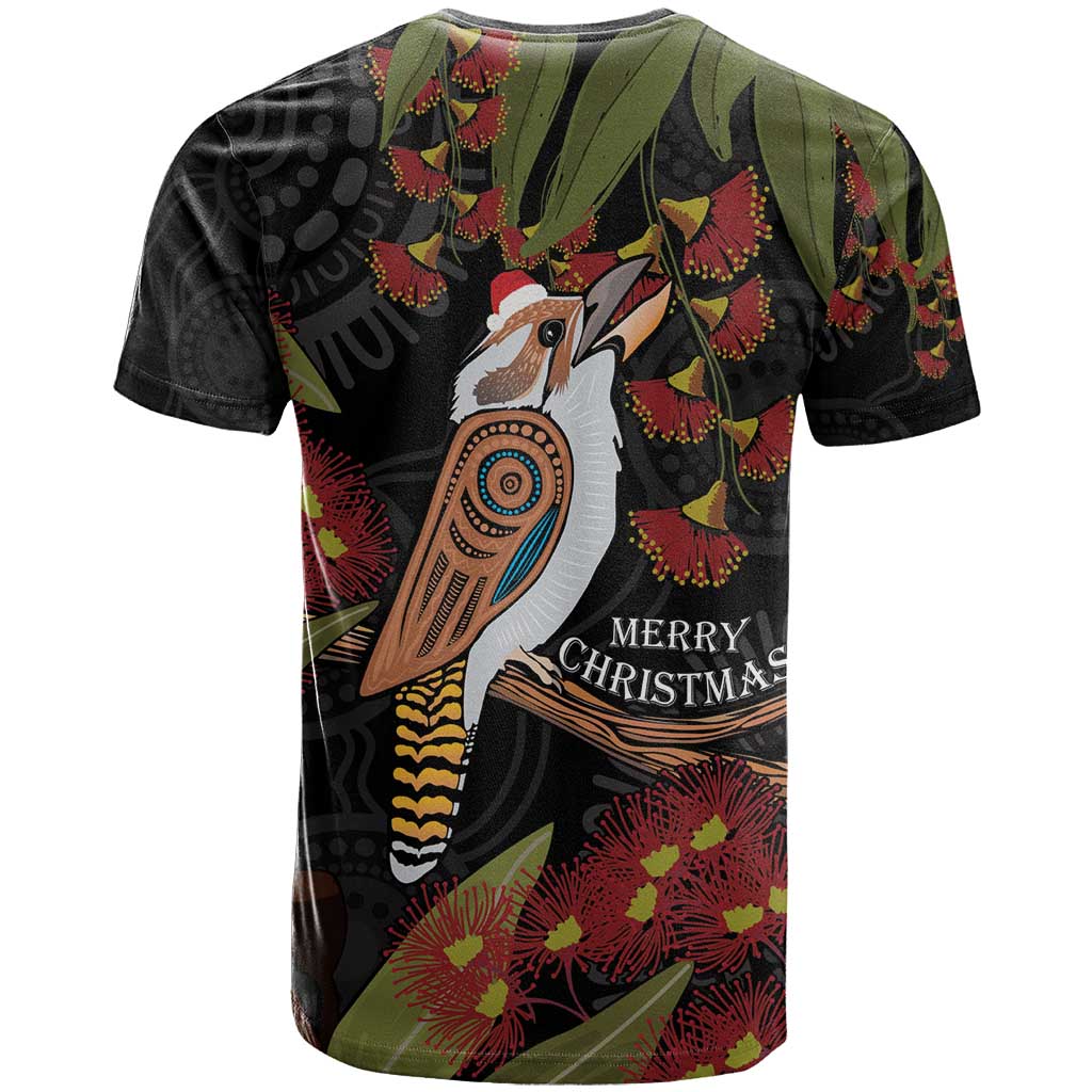 Australia Indigenous Christmas T Shirt Kookaburra Aboriginal - Vibe Hoodie Shop