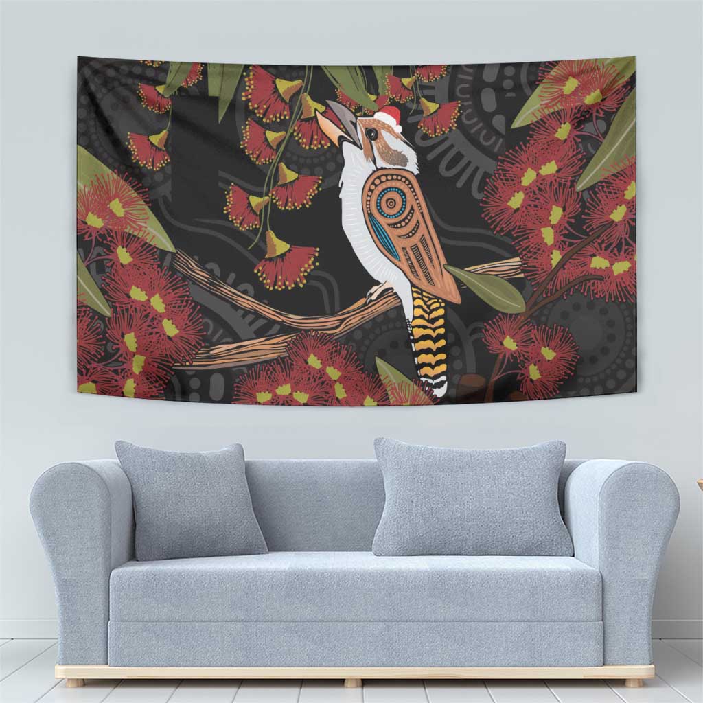 Australia Indigenous Christmas Tapestry Kookaburra Aboriginal - Vibe Hoodie Shop