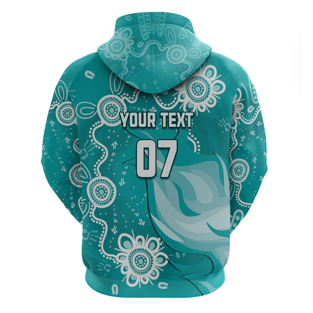 Custom Brisbane Cricket Indigenous Hoodie Feel The Heat LT7 - Vibe Hoodie Shop