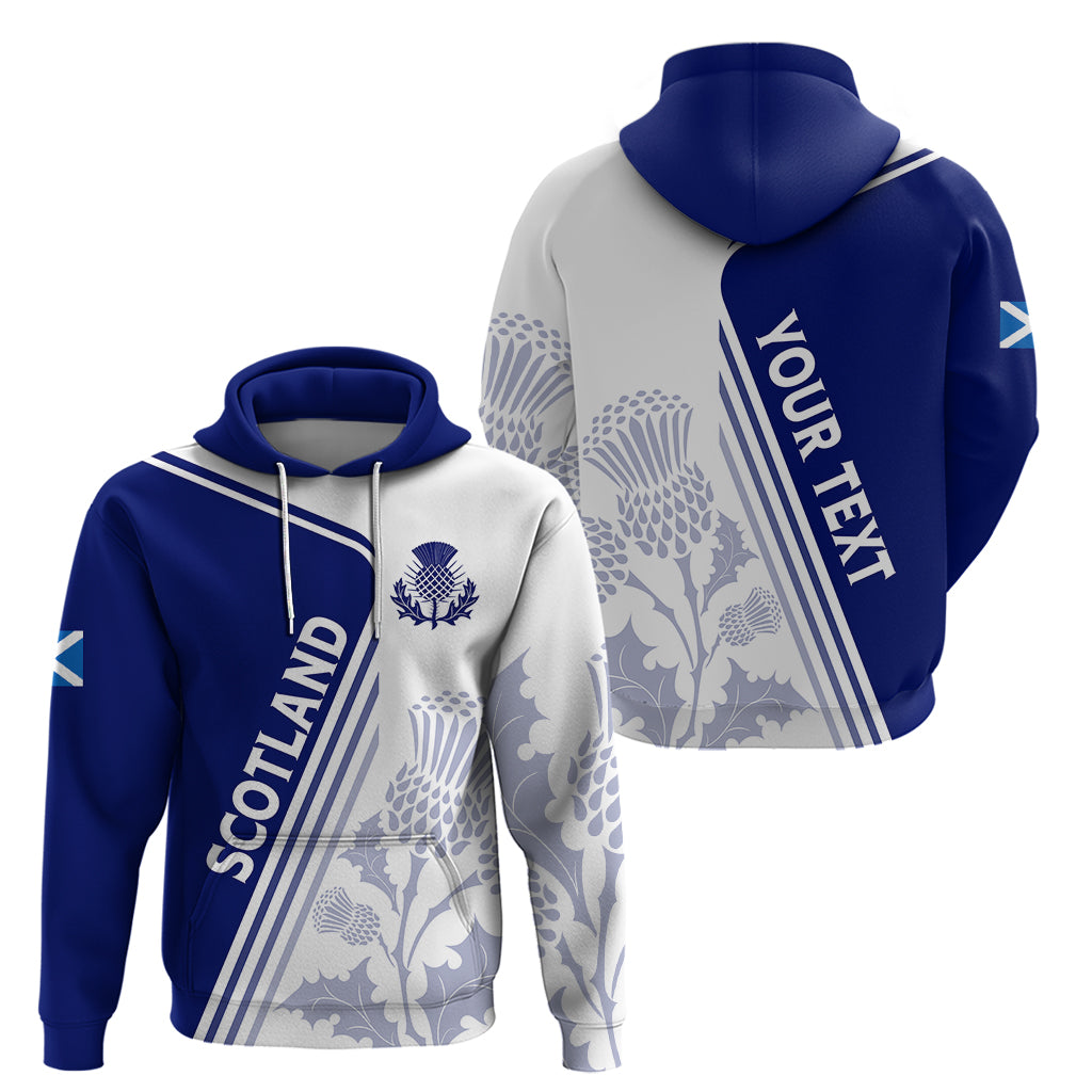 Personalised Scotland Rugby Hoodie 2023 World Cup The Thistle LT7 - Vibe Hoodie Shop