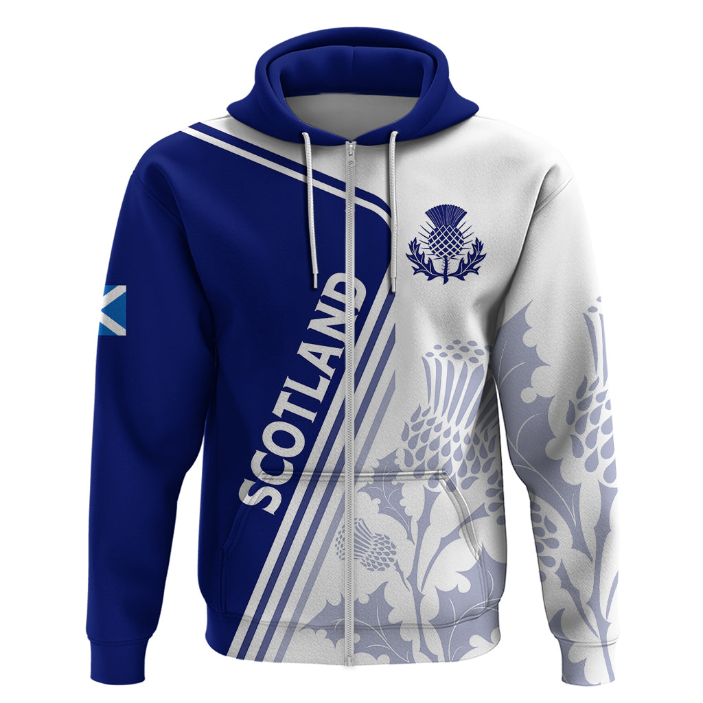 Personalised Scotland Rugby Hoodie 2023 World Cup The Thistle LT7 - Vibe Hoodie Shop