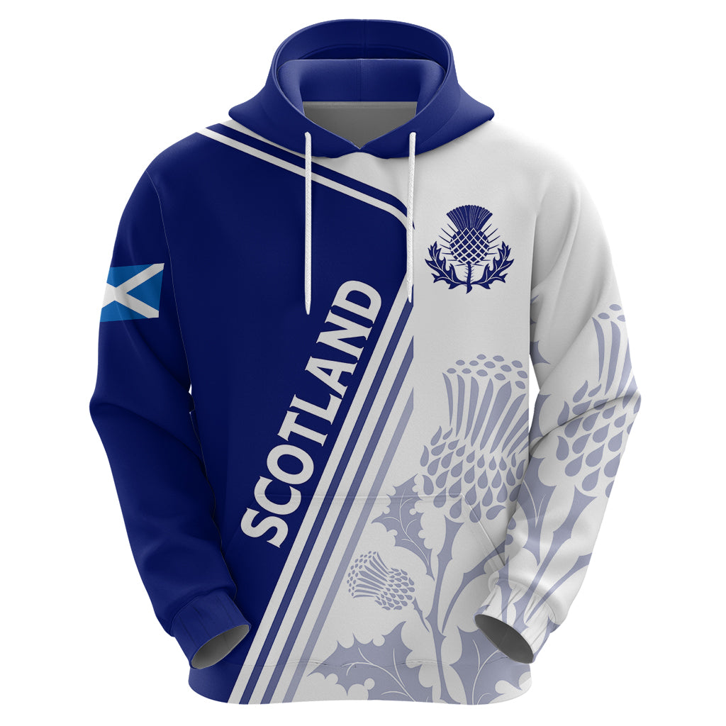 Personalised Scotland Rugby Hoodie 2023 World Cup The Thistle LT7 - Vibe Hoodie Shop